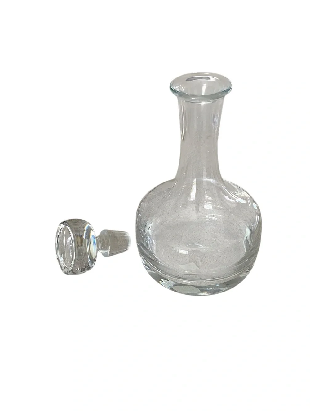 Vintage Krosno Poland Mason Crystal Decanter Crate & Barrel